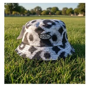 Petals and Peacocks In The Clouds Tie Dye Bucket Hat  -  NWT
